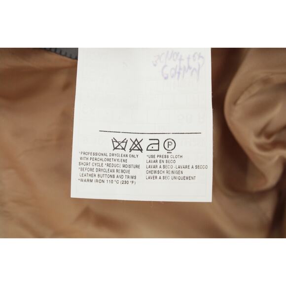 Ermenegildo Zegna Blazer Men's 56R Beige Gold ZigZag Pattern Silk Neiman Marcus - Picture 12 of 14